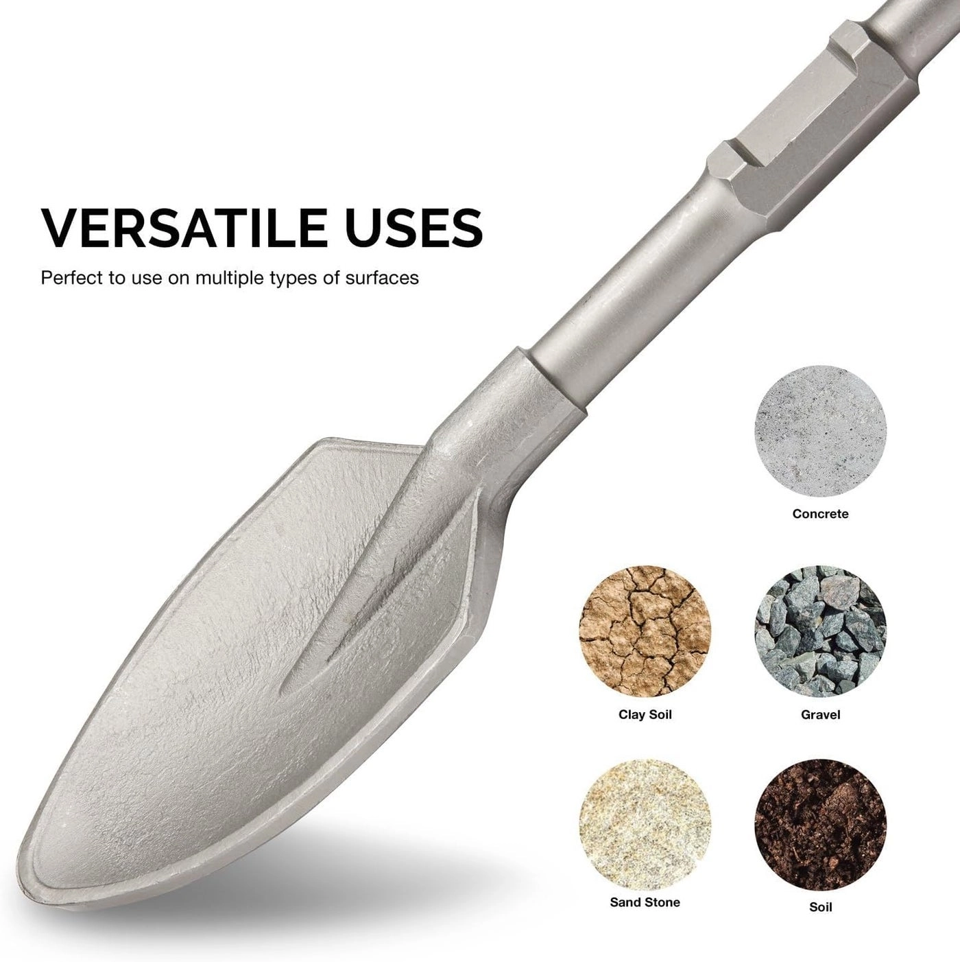 2627 Jack Hammer Bits - 118 Hex Shank 175 Long