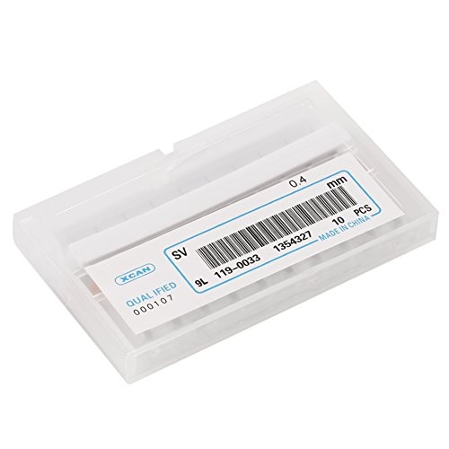 Micro Drill Bits - Tungsten Steel, White Steel 10pcs 0.4mm