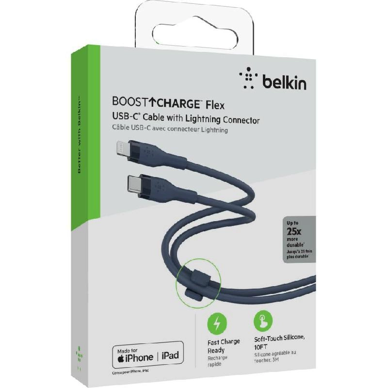 BoostCharge Flex Cable USB-C to Lightning 1m