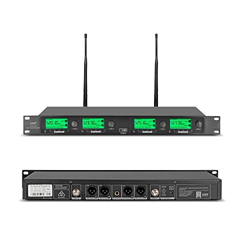 Wireless Microphone System - 4 x Lavalier Microphones