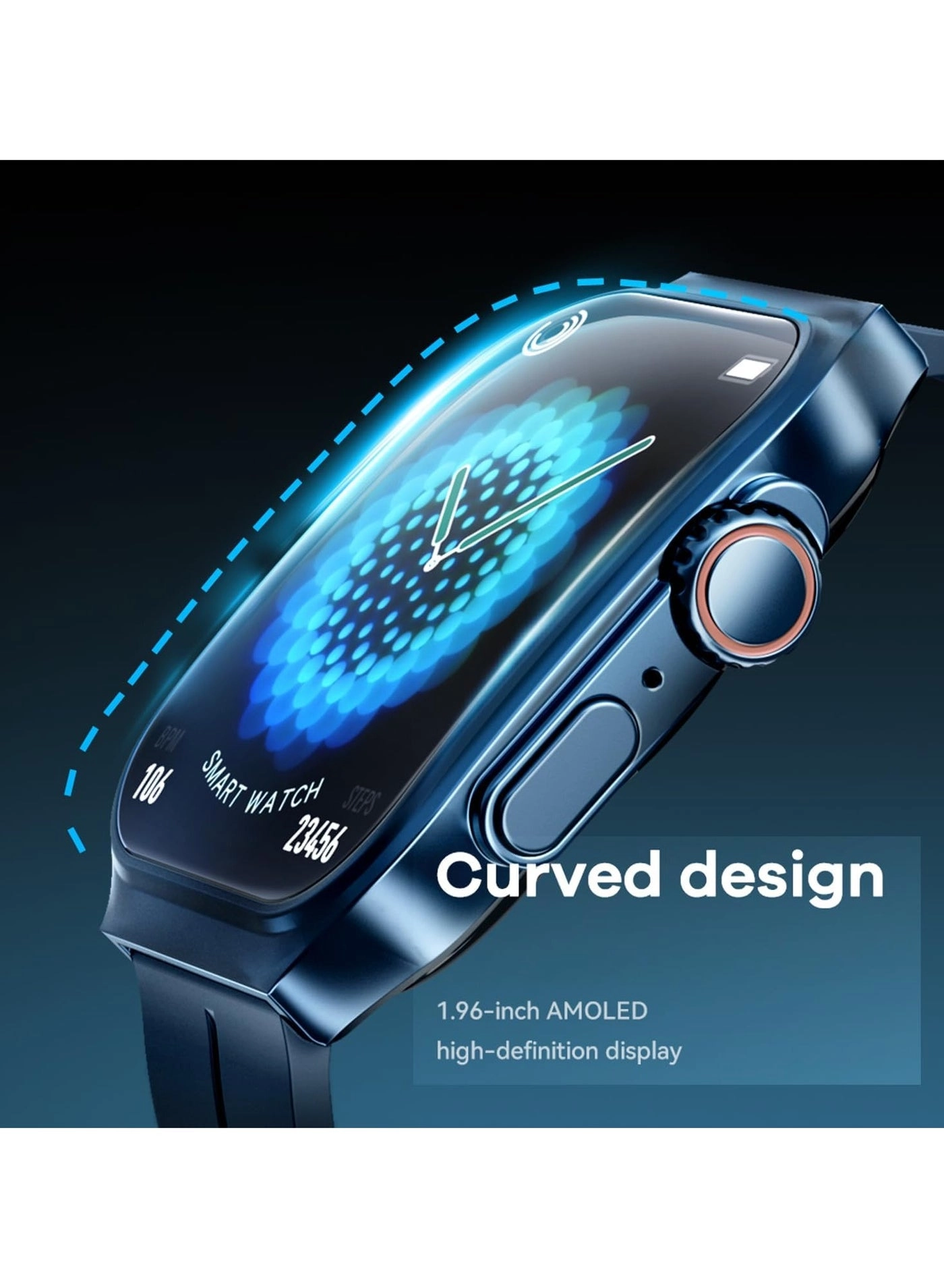 Ruiliang Zhirui - AMOLED Heart Rate Monitor Blue