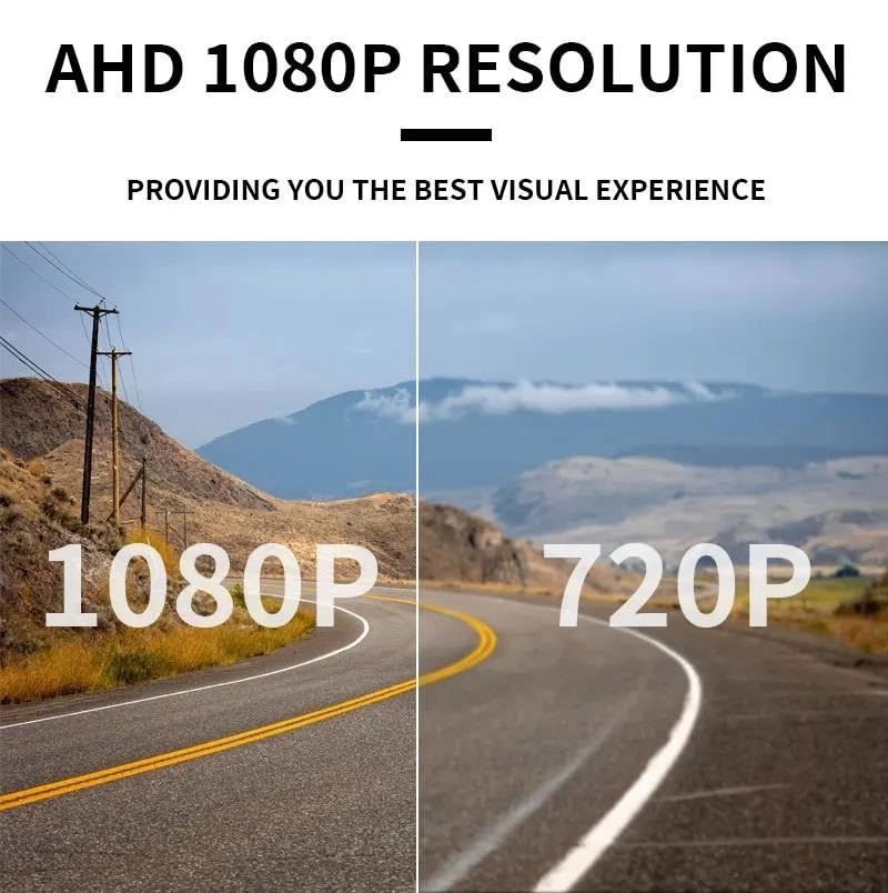 AHD 1080P Brake Light Reverse Camera - Night vision