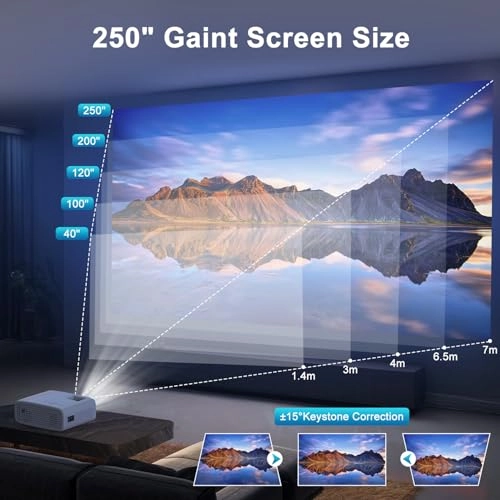 Mini Projector 15000L 1920 x 1080 Pixels