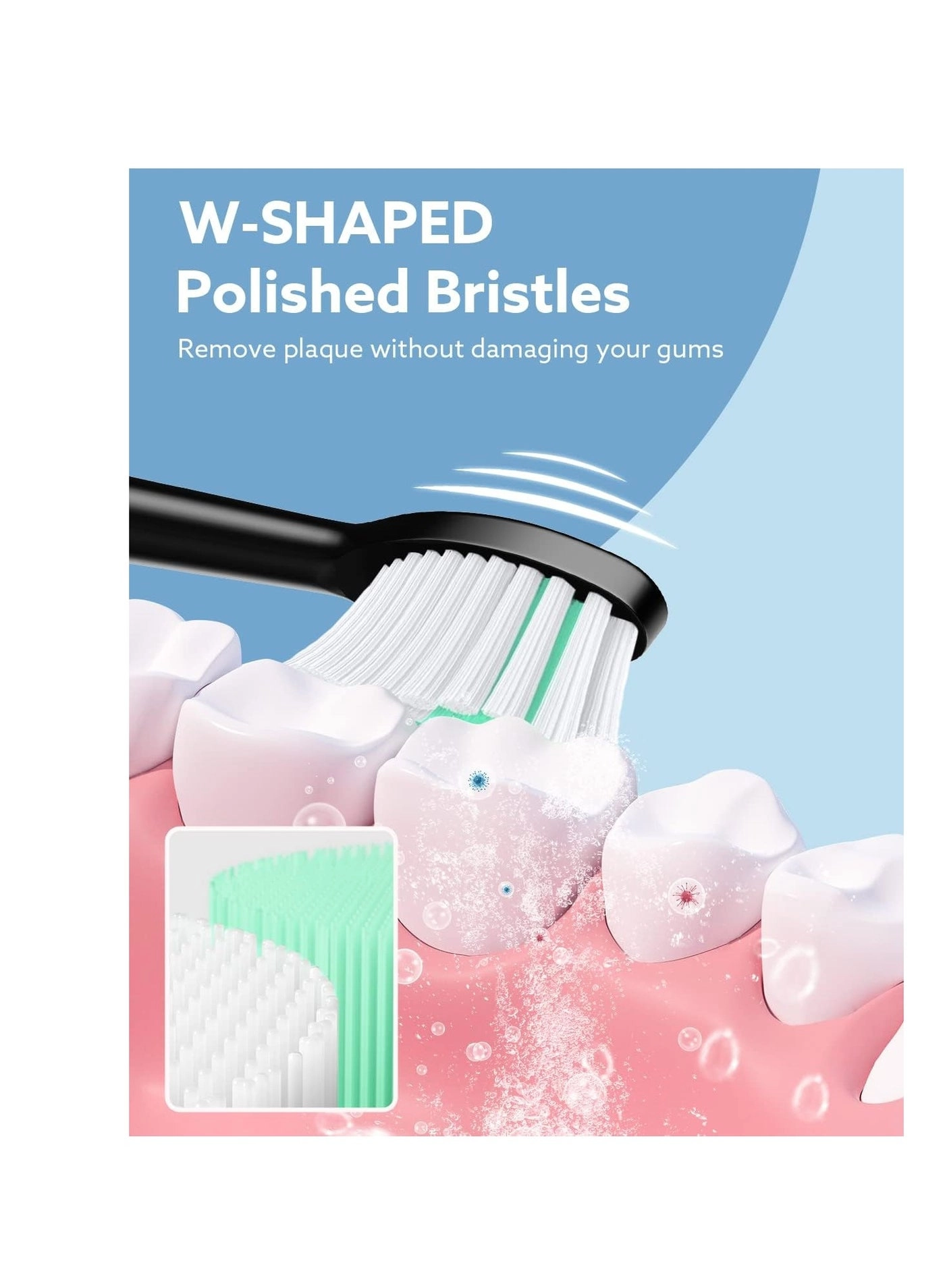 Electric Toothbrush - Rechargeable Sonic 5 Modes