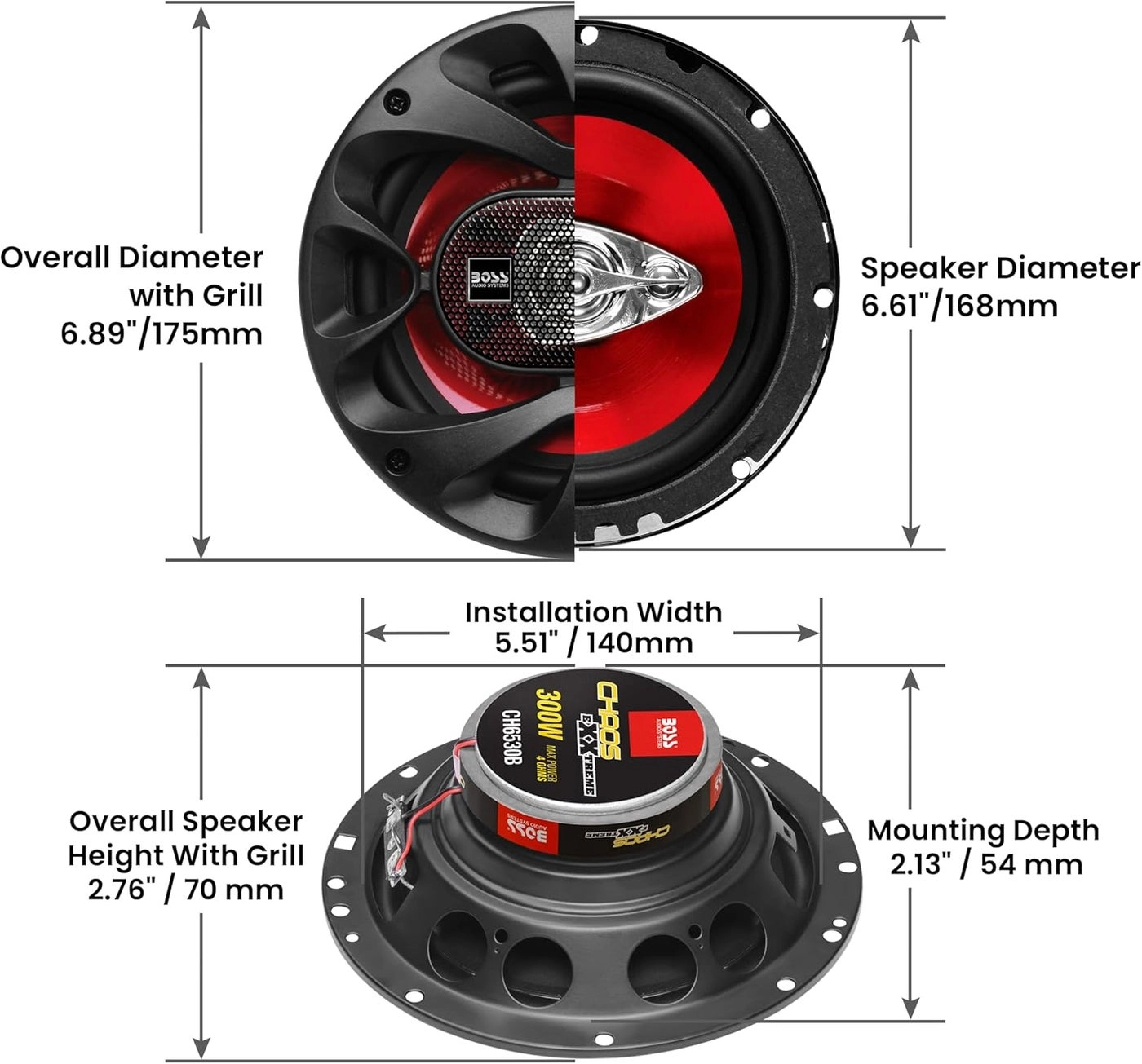 CH6530B - 6.5 Inches Surround Sound