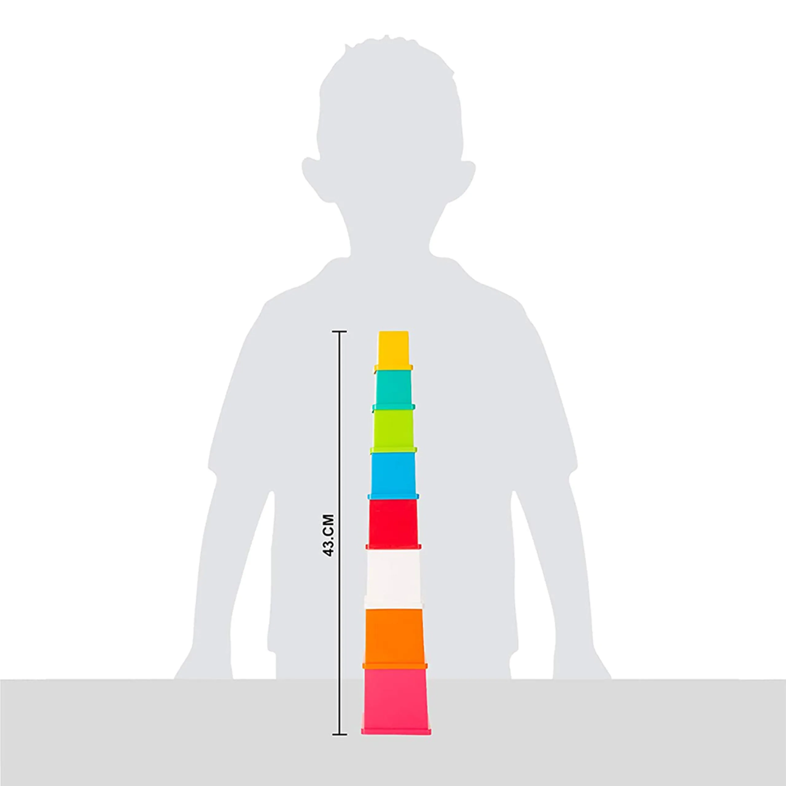 Stacking Drums - 1+ 8 Pieces