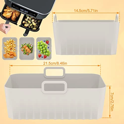 Air Fryer Silicone Liner - Silicone 2 Pcs