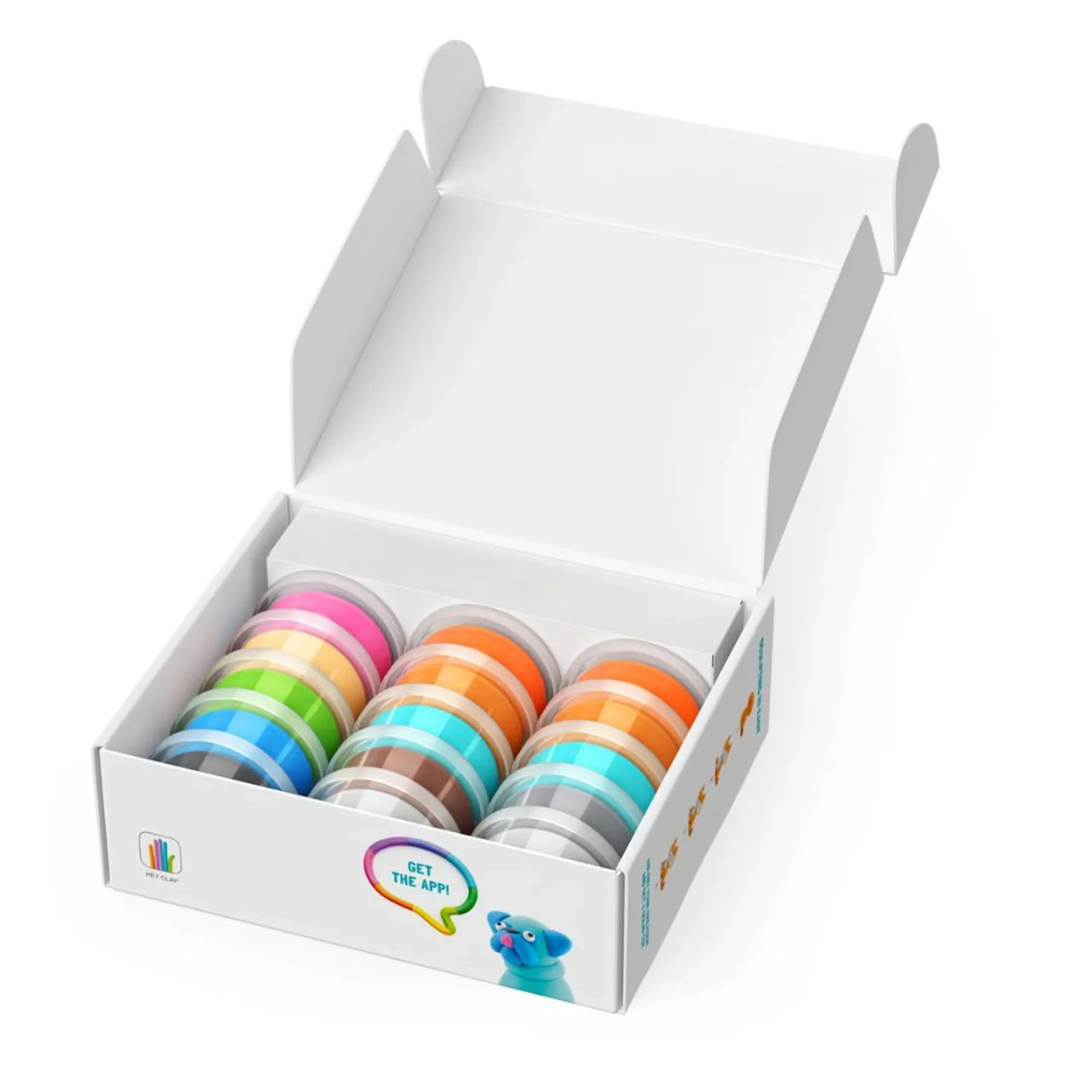 Dog Story Modelling Air Dry Clay Kit - 540g 15pcs.