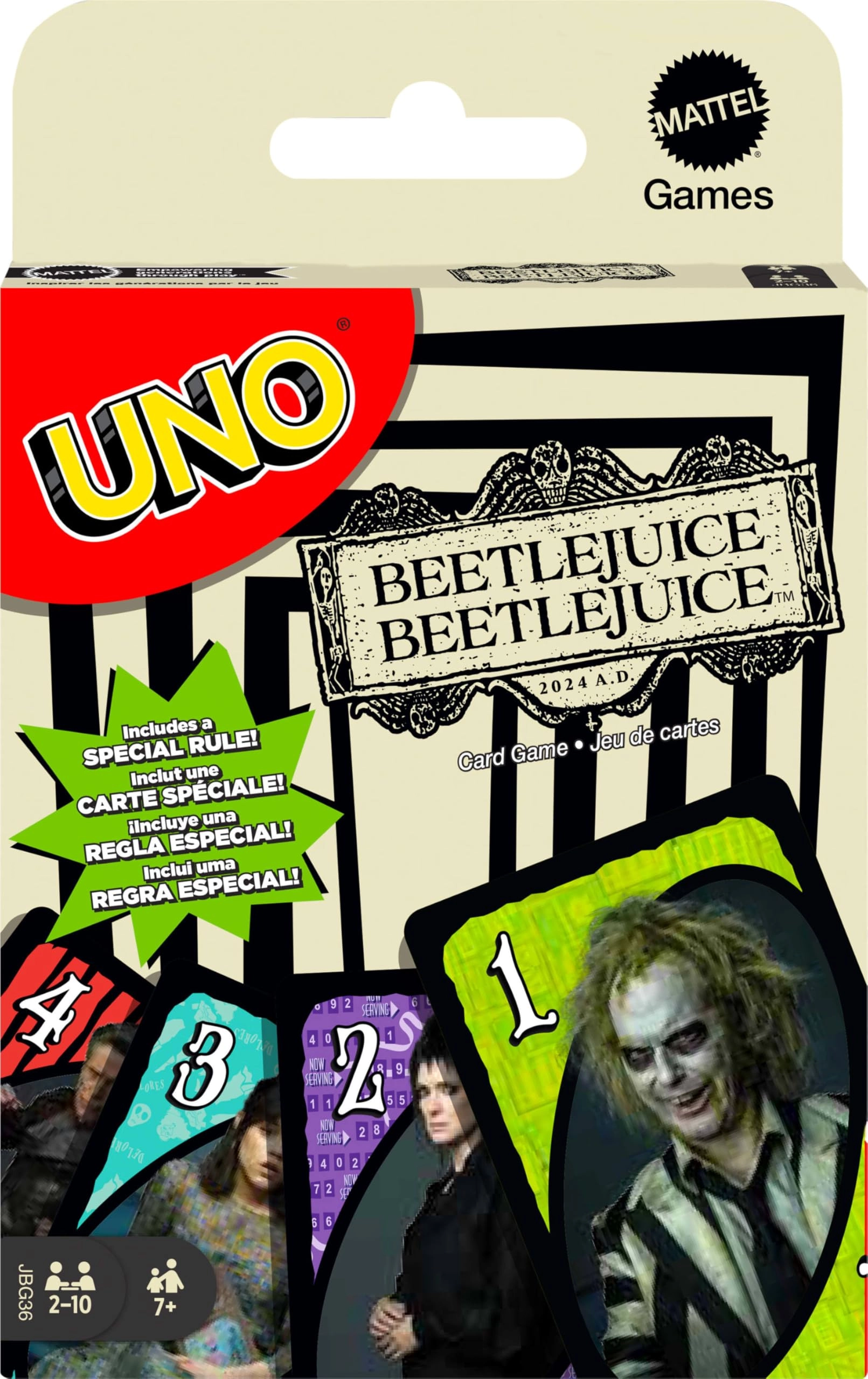 Mattel Games UNO: Beetlejuice - Card Game