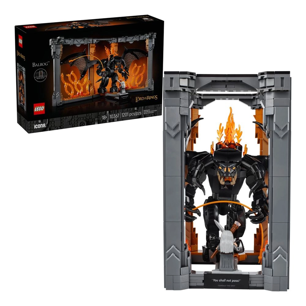 LEGO The Lord of the Rings: Balrog Book Nook (10367) - Icons