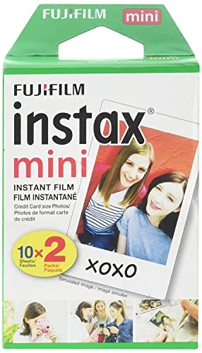 Instax Mini Instant Film - 40 Sheets + 6AVE Microfiber Cleaning Cloth