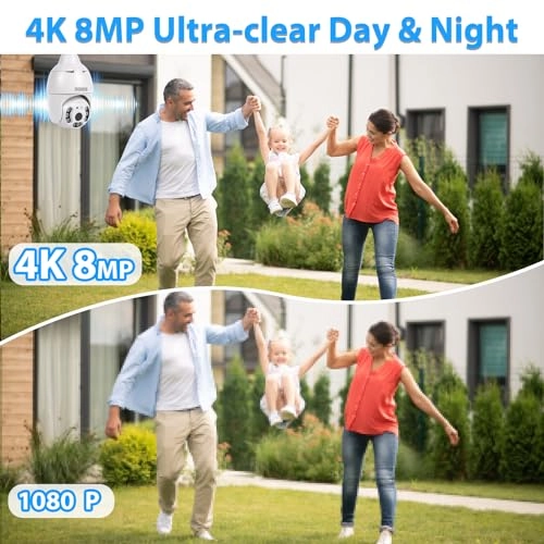 PTZ Security Camera 4K