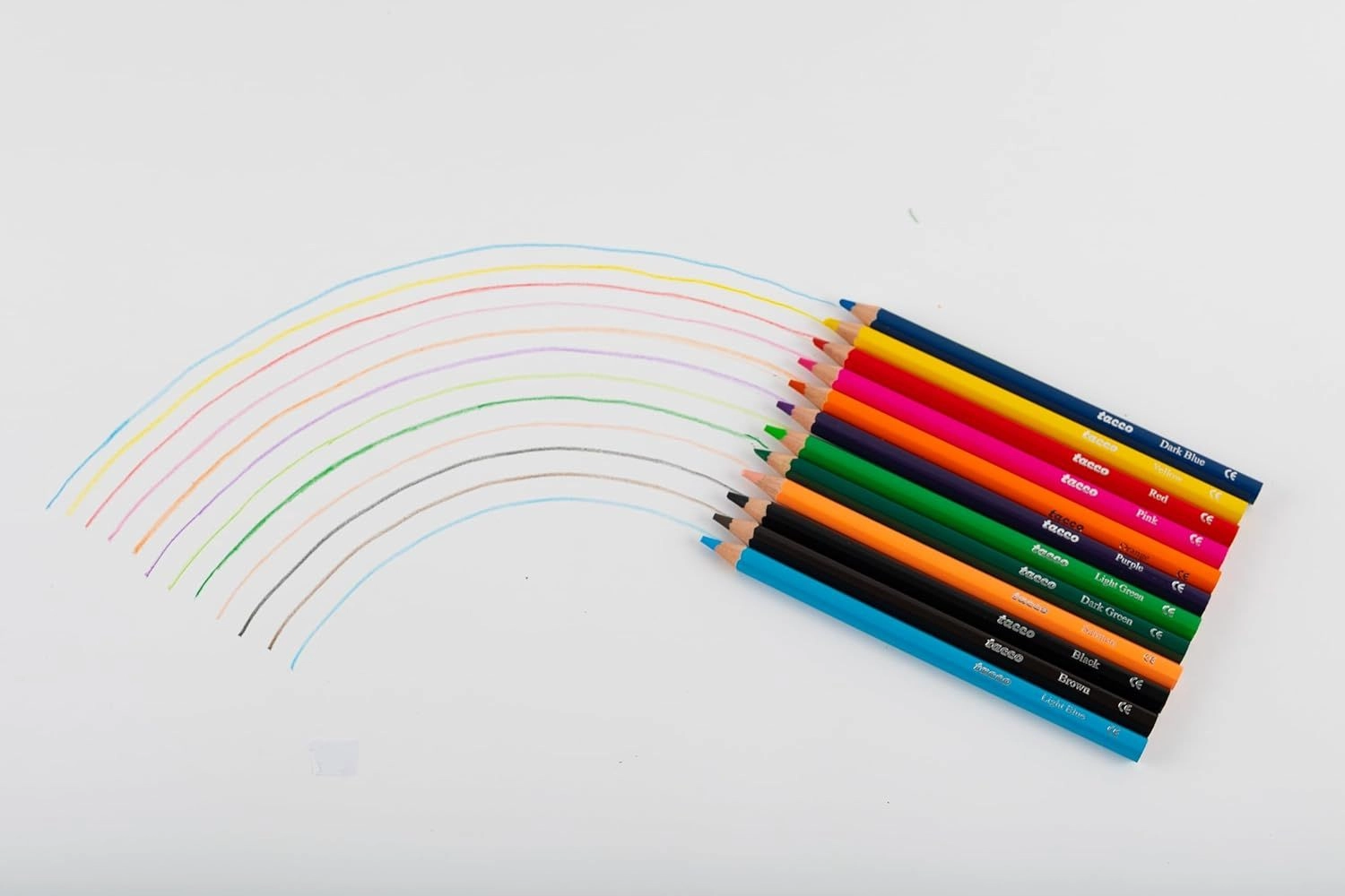 Jumbo Coloured Pencil Set - 12 Vibrant Colours