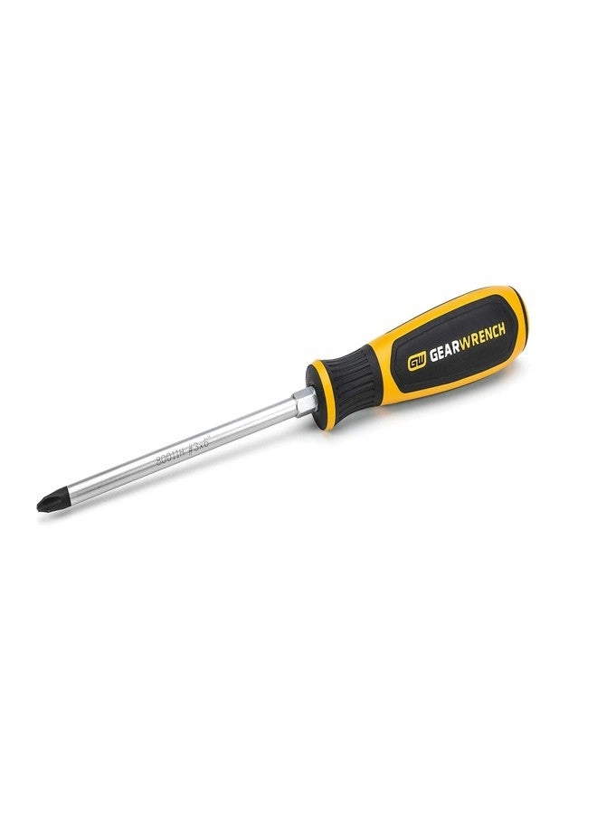GearWrench 80011H Dual Material Phillips Screwdriver #3 x 6"