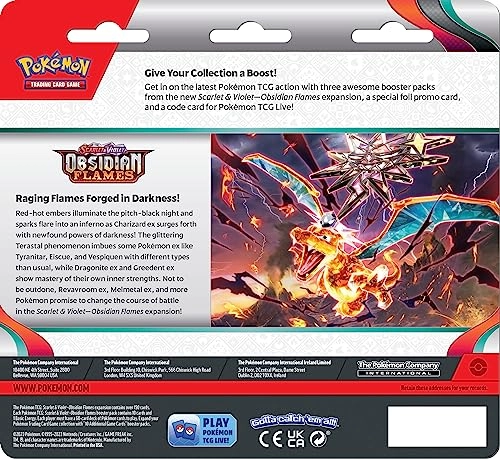 Scarlet and Purple—Obsidian Flame - 3 pcs Triple Pack