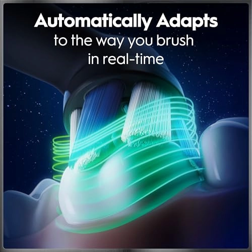 iO9 - 3 Toothbrush Heads Charging Travel Case 7 Modes