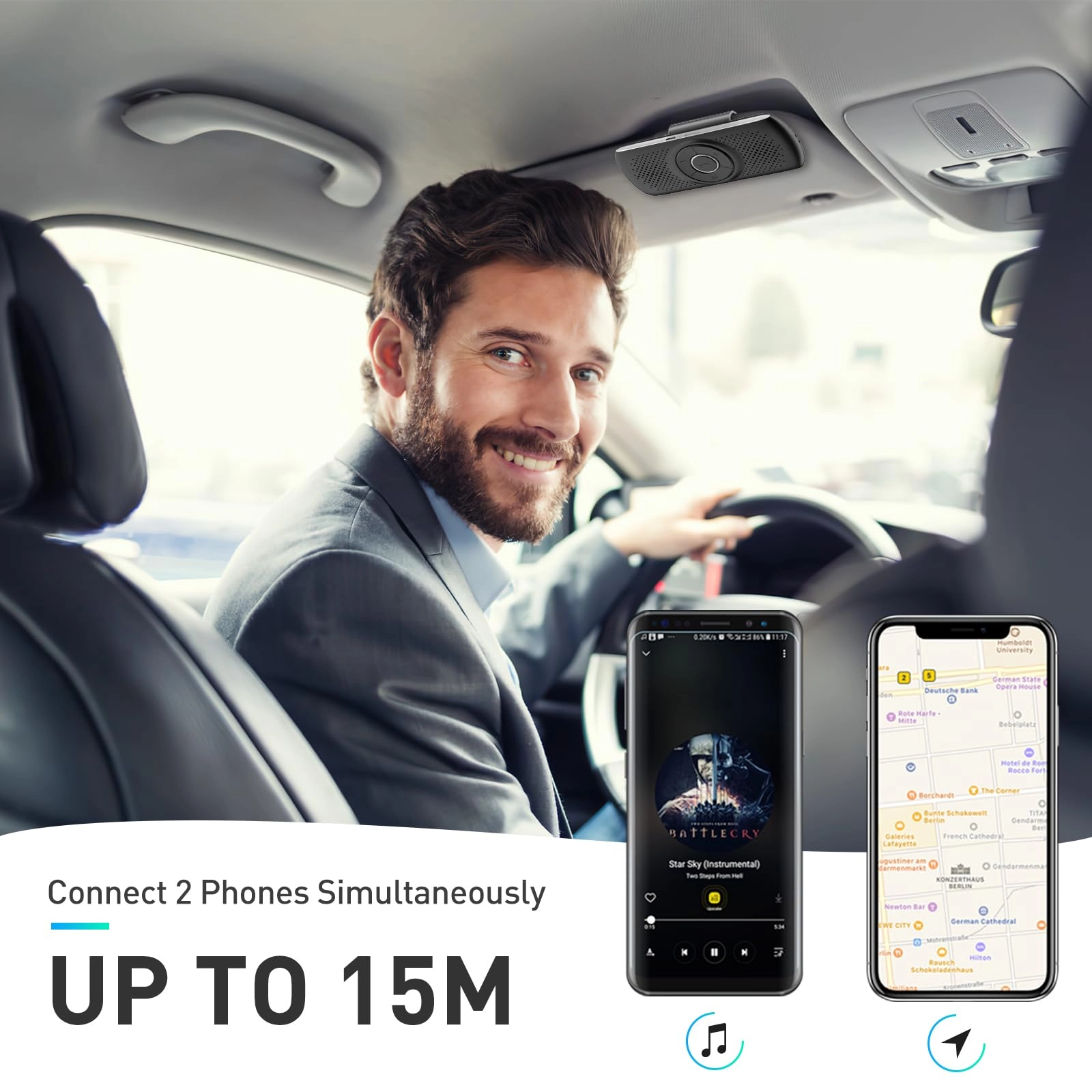 Car Speaker - Bluetooth 5.3 Wireless