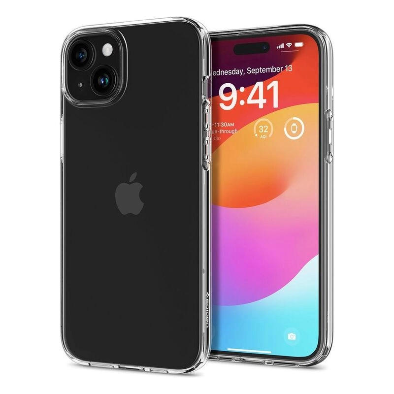 Crystal Hybrid Back Cover for iPhone 15