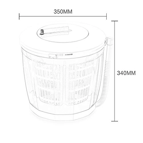 Mini Washing Machine - Folding Handle, Polypropylene Washing capacity: 2KG