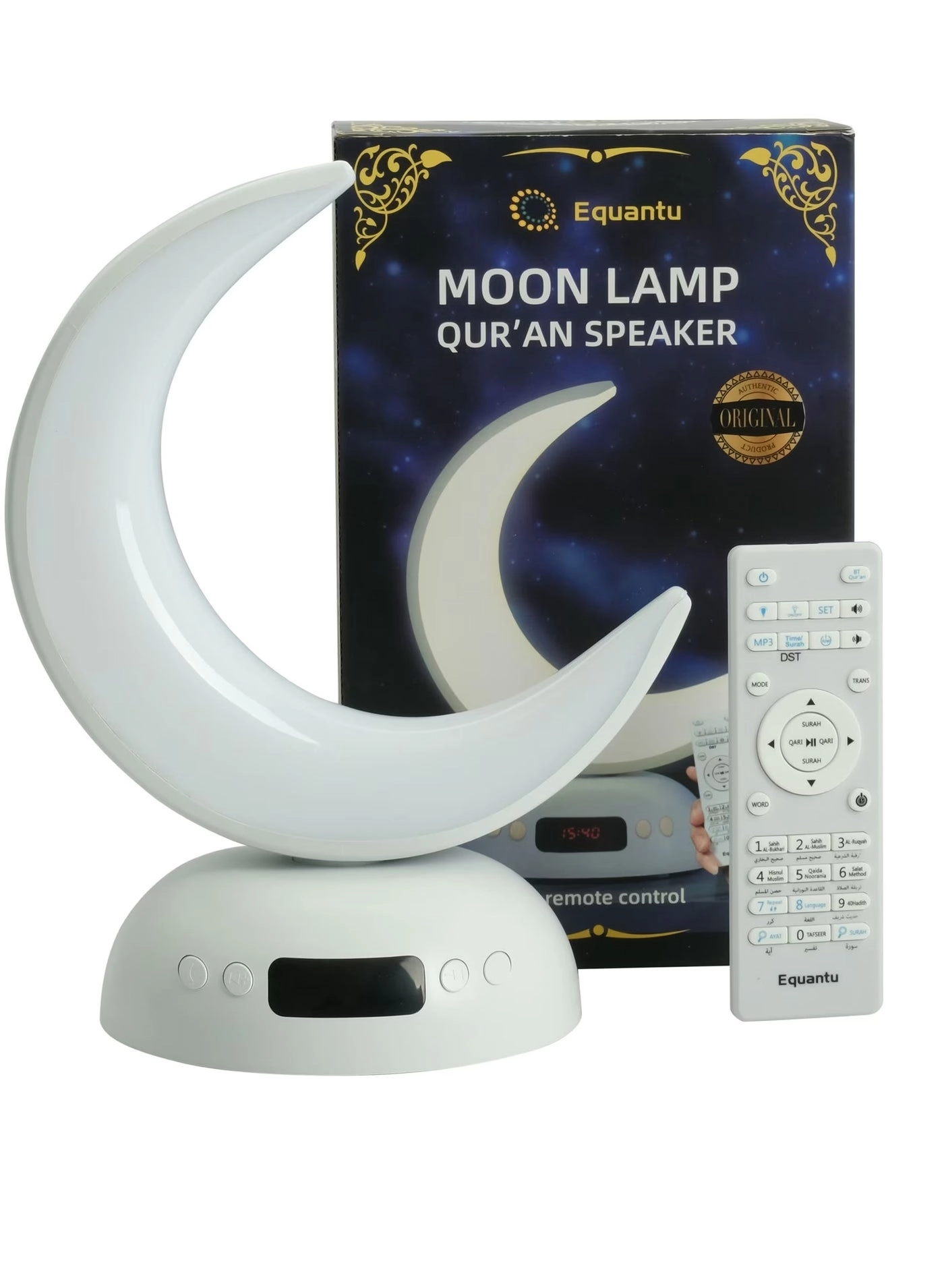 SQ902 - Slim Moon Lamp Qur'an Speaker