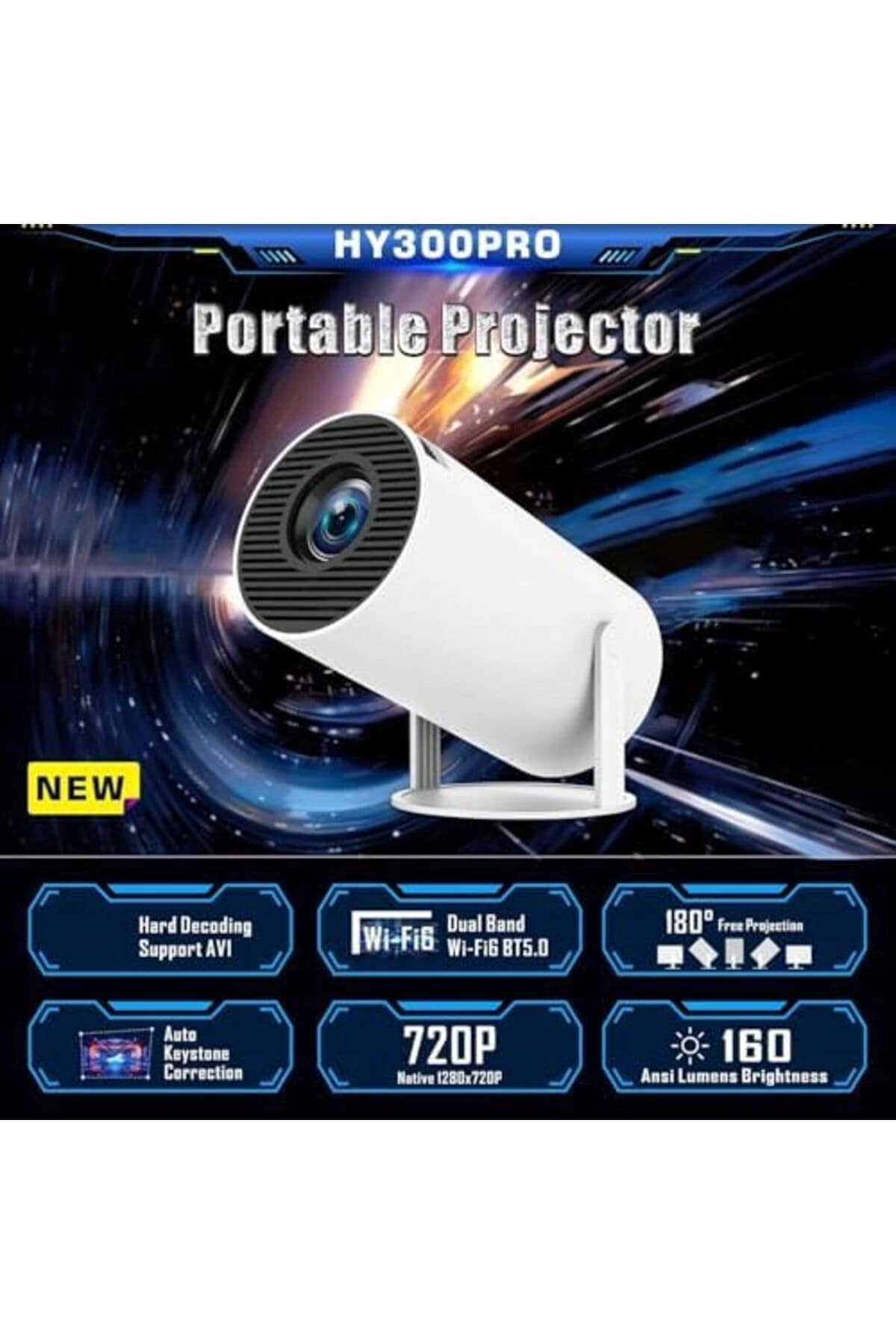 HY300 Pro 160 ANSI Lumens