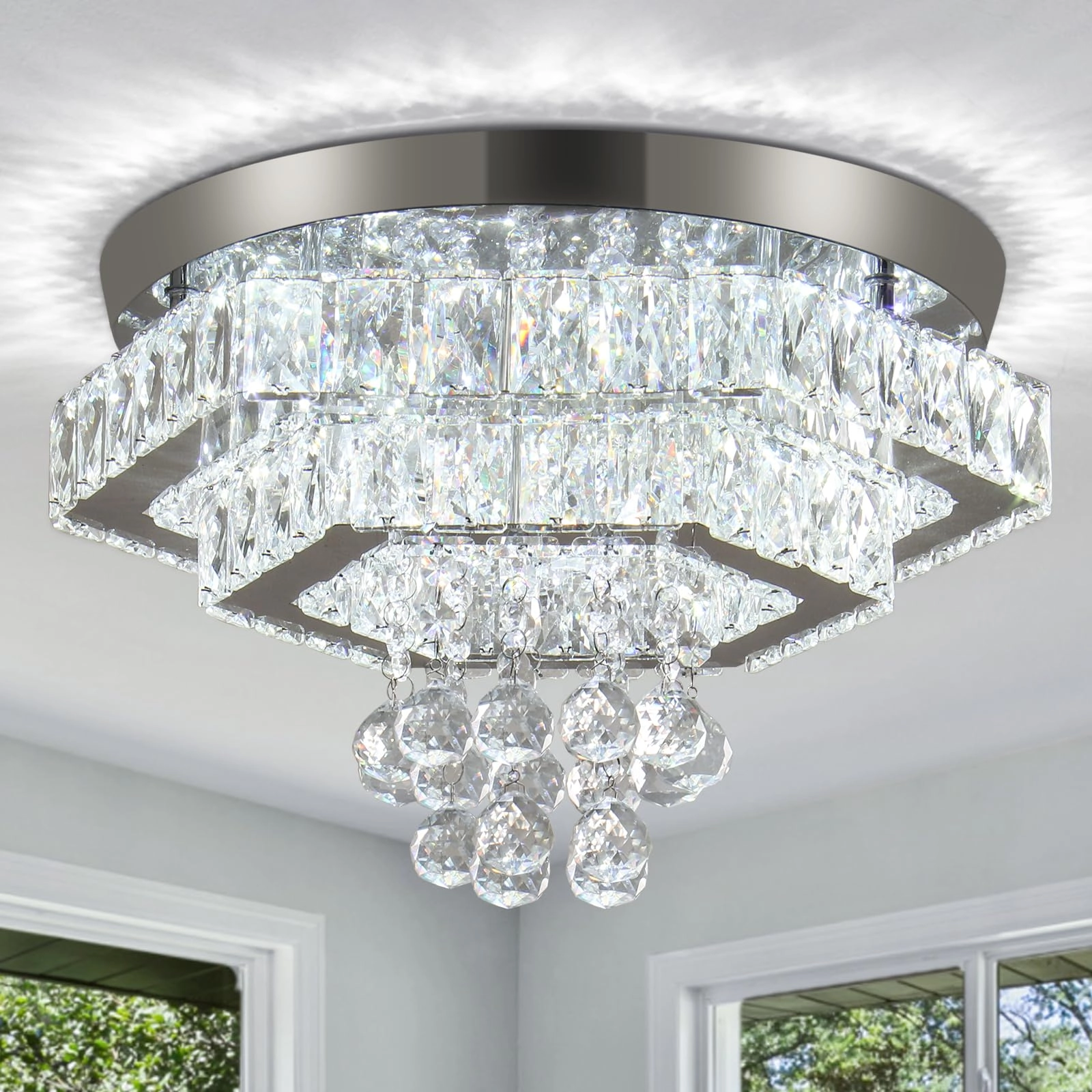 Crystal Chandelier - 6500K