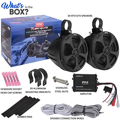 2-Way Waterproof Off-Road Speakers - 5.25" 1000W