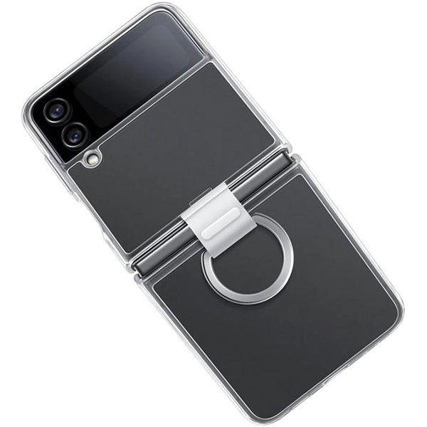 Cover with Ring Back Case for Samsung Flip 4