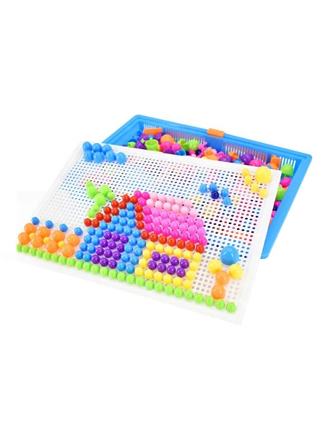 Playzone Mushroom Nail Pegboard Toy - 3+ Years