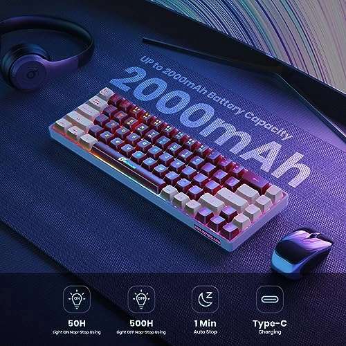 Wireless Gaming Keyboard-KB - 2.4G Wireless