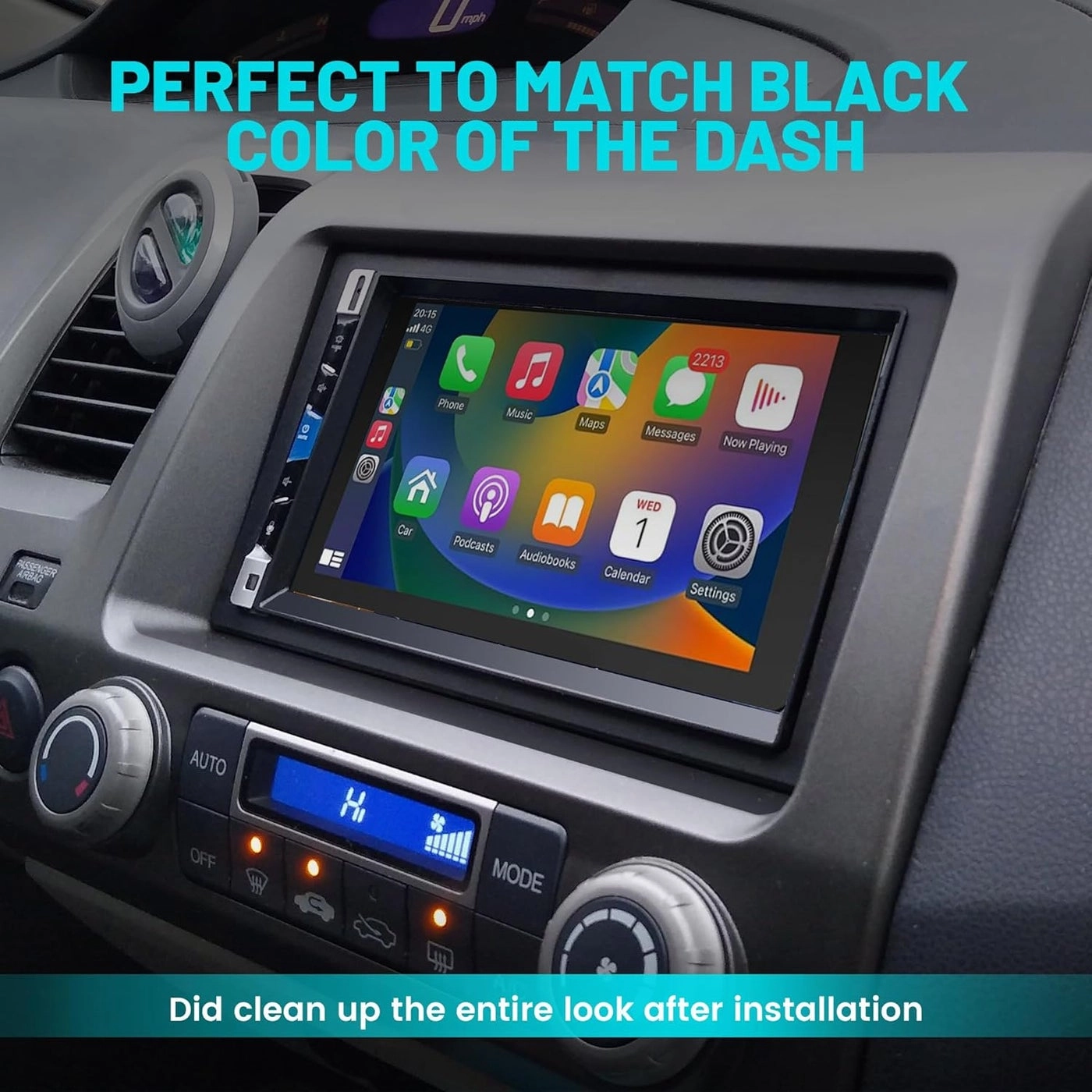 Double DIN Radio Dash Kit - Honda Civic 2006-2011