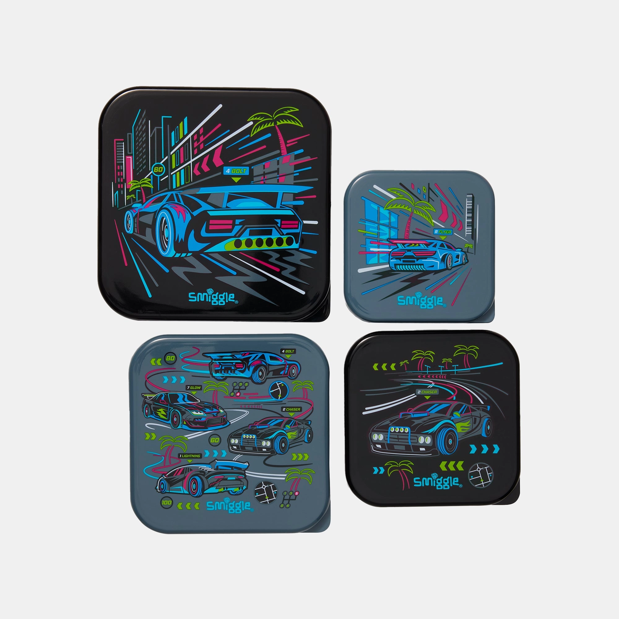 Smiggle Bright Eyes Nested Containers