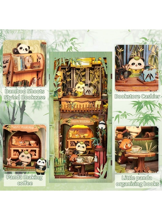 Book Nook Kit - DIY Miniature House 3D Wooden Puzzle