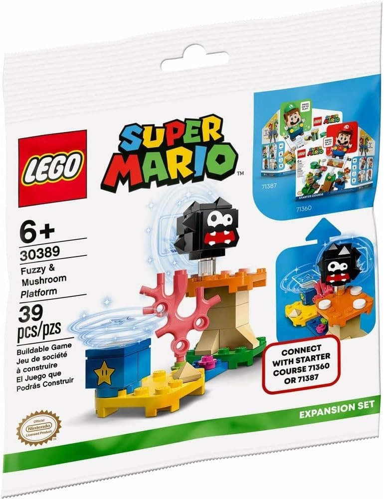 LEGO Super Mario Polybeutel Set (30389) - mit Plattform und Pilz