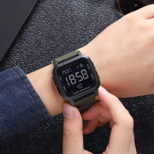 Sport Digital Watch 40mm Acrylonitrile Butadiene Styrene