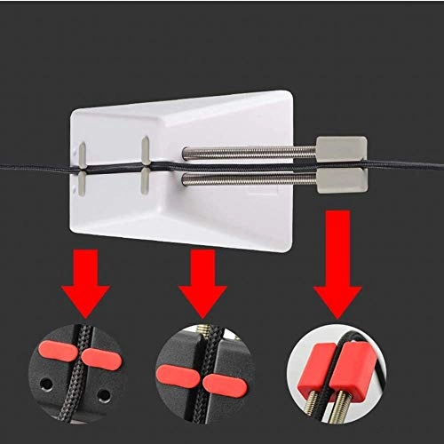 Mouse Cable Holder - Black ABS plastic