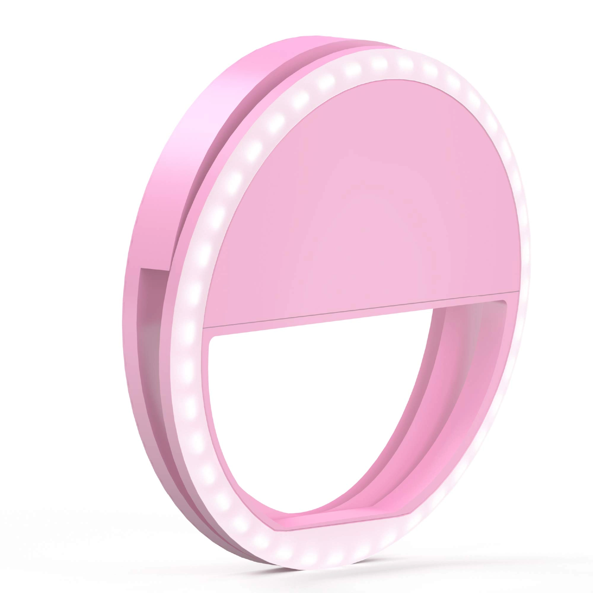 TalkWorks Selfie Ring Light - Small Clip On Pink