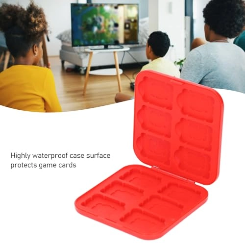 Game Card Storage Case - 12 Card Slots Impact-Resistant