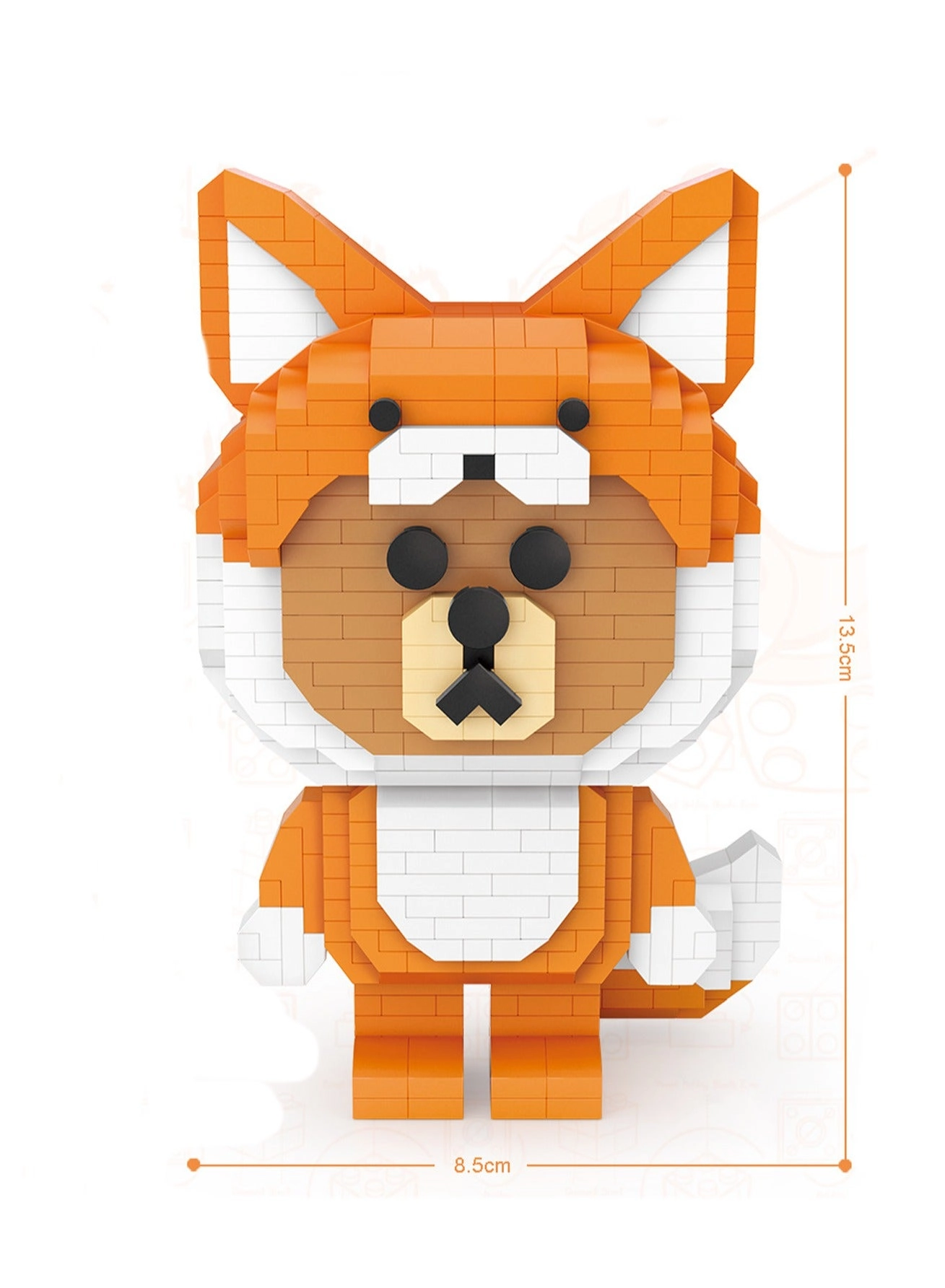 Fox Bear Model Set - Home Decoration 860pcs