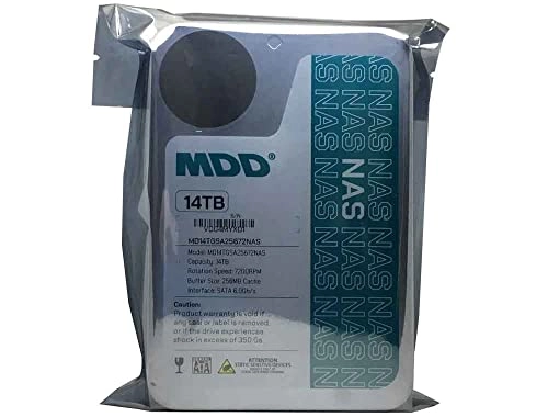 (Renewed) 3.5" 7200rpm 256MB SATA 6Gb/s (MD14TSATA25672NAS) - 14TB