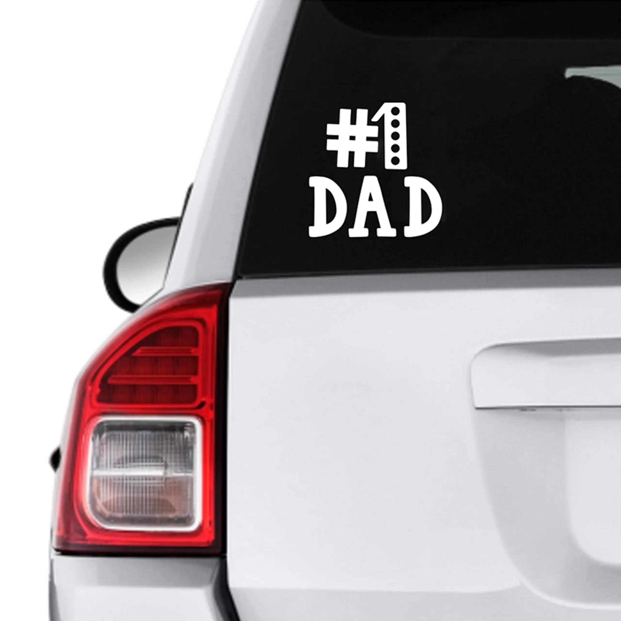 Twinkle Hands Number One Dad Decal - vinyl