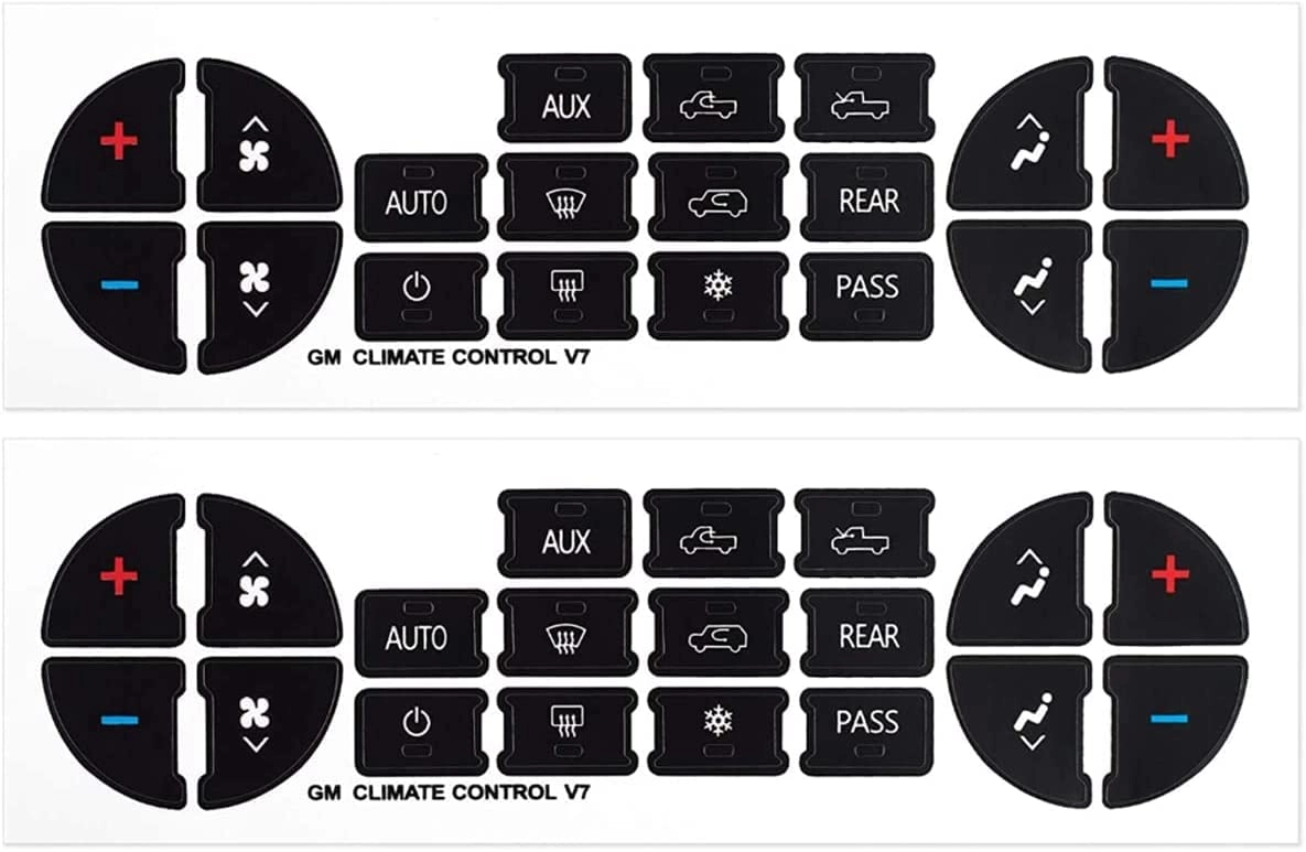 Radio Dash Button Repair Kit