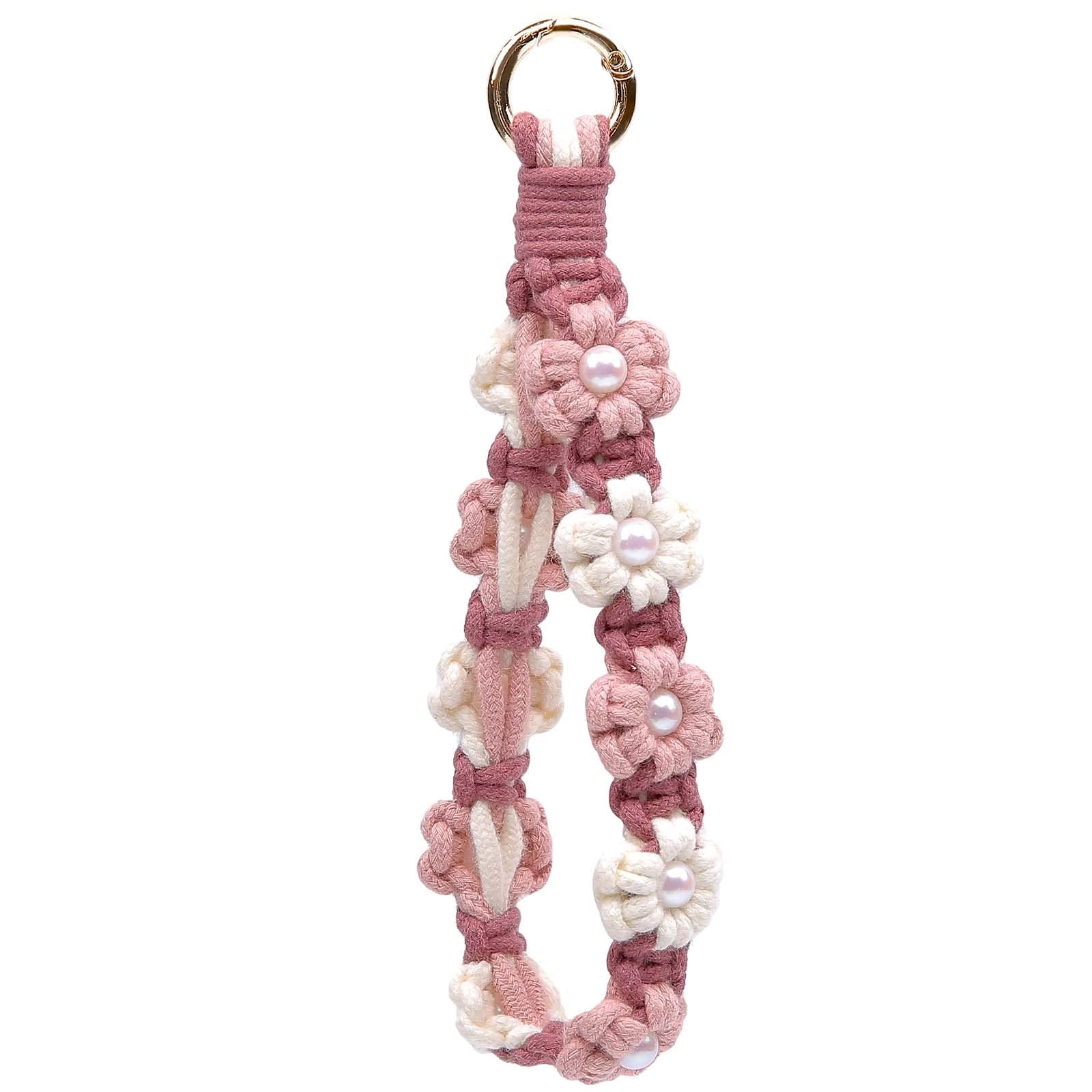 Boho Macrame Keychain - Car