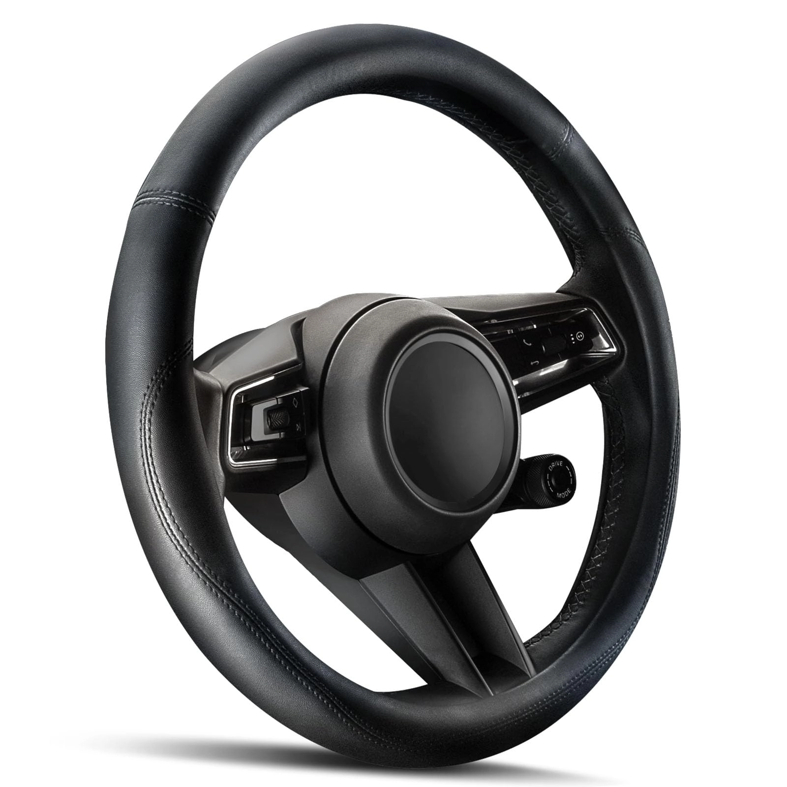 HOTOR Steering Wheel Cover - 14.5"-15" Carbon Gray
