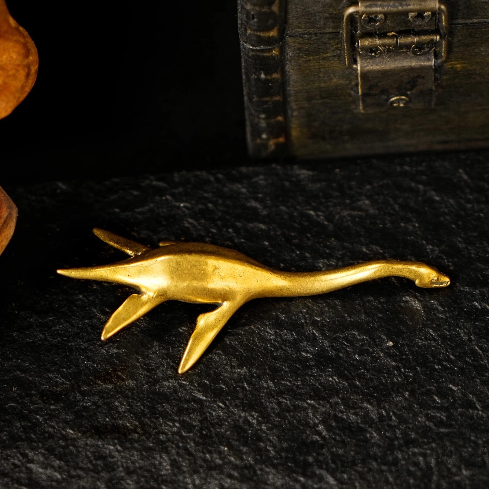 Loch Ness Monster Statue - Brass