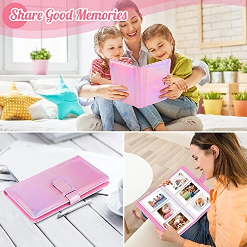 Instax Mini 96 Pockets Faux Leather PVC Photo Album