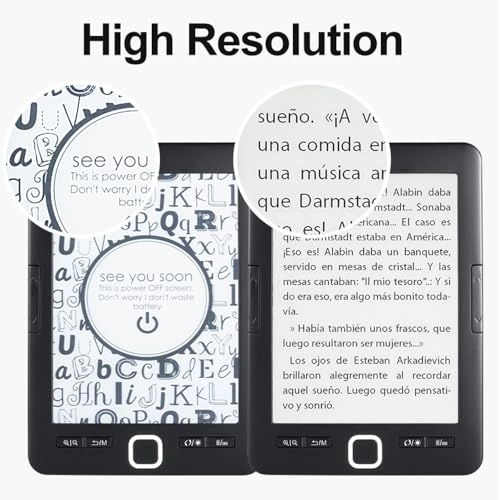 E-Book Reader - 6-inch 8GB