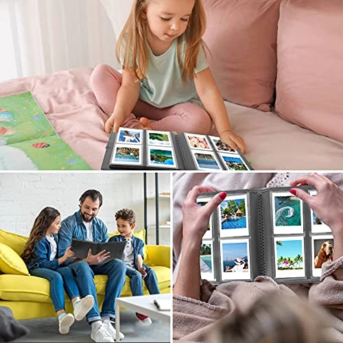 3.4 x 2.8" 288 Pockets Polypropylene Photo Album