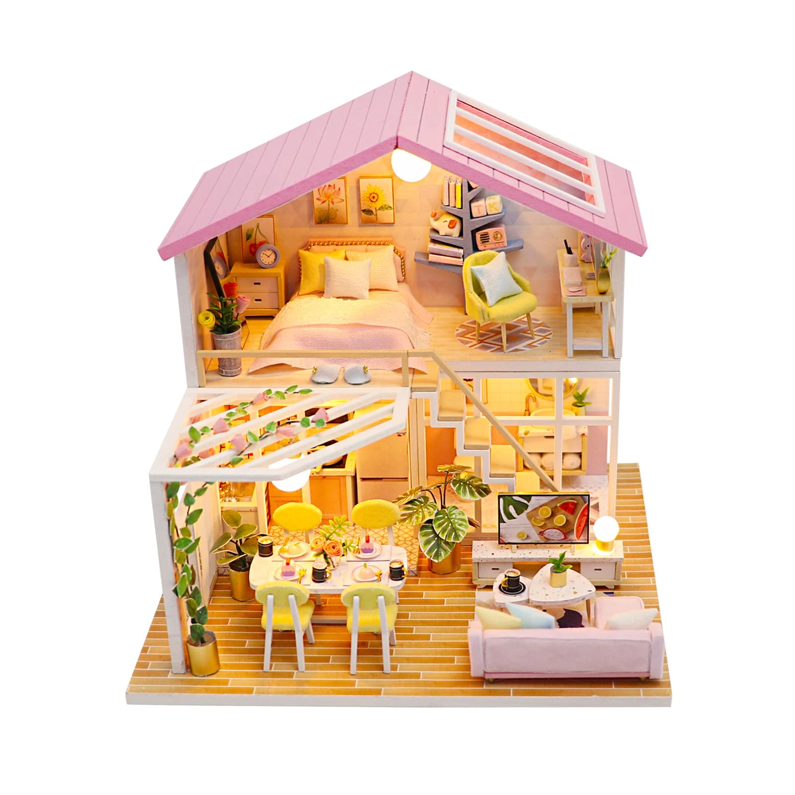 Plyisty Dollhouse Kit - Sweet Time