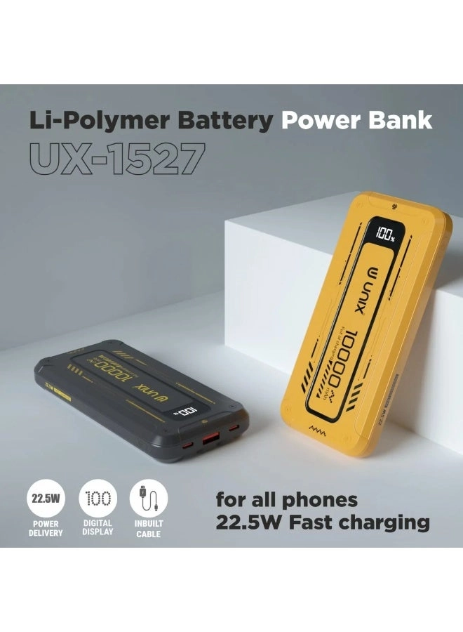 UX-1527 - 10000mAh 22.5W Fast Charging